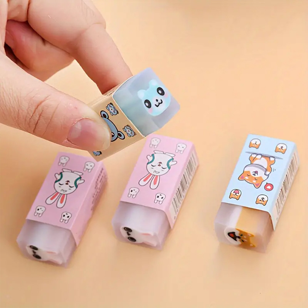 KOODY - CHARACTER PENCIL ERASER ไดโนเสาร์น่ารักผลไม้ CHARACTER PENCIL ERASER ผลไม้ ERASER SCHOOL CHI