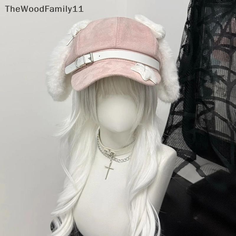 หมวก Goth-Lolita & Punk-Bone แบบหูกระต่าย สำหรับคอสเพลย์และของขวัญ