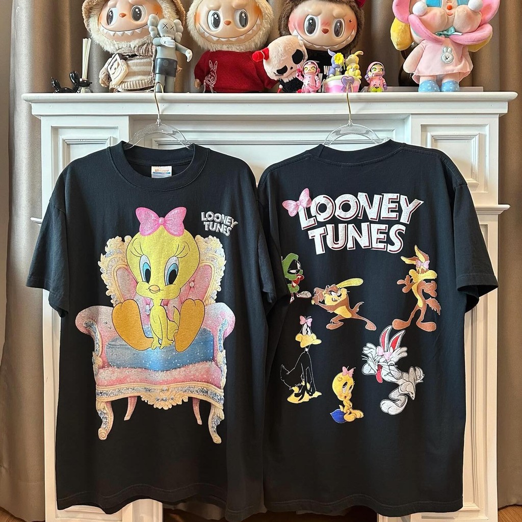 (จัดส่งตลอด 24 ชั่วโมง）OOOK  เสื้อยืดผู้หญิง โอเวอร์ไซส์ สไตล์ฮิปฮอป เนื้อผ้านุ่ม สีสวย ใส่สบาย