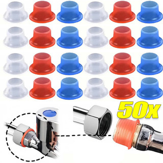 10/30/50Pcs Silicone Faucet Leak-proof Sealing Washers - Valve Pipe Hose Prevent Drip Leakage Plugs