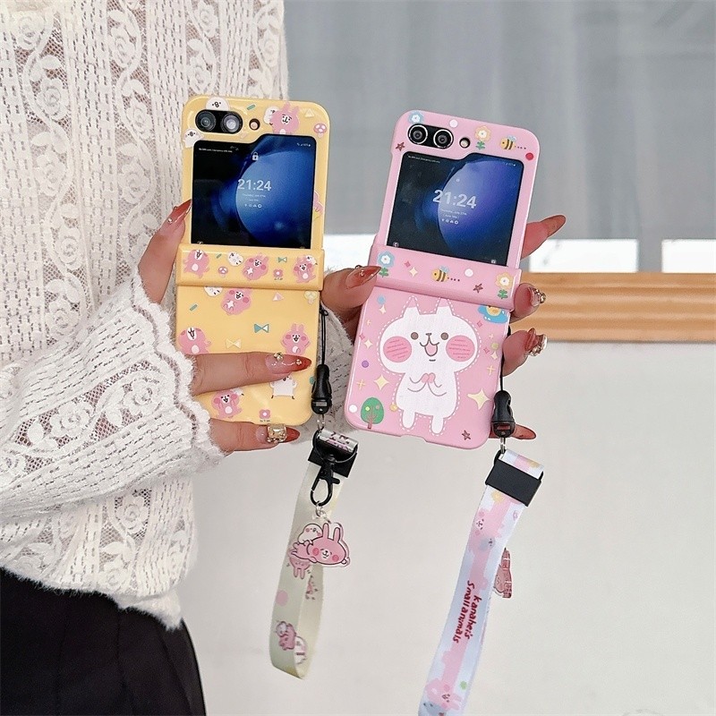 รูปแบบการ์ตูนน่ารักบานพับกรณีเต็มรูปแบบสําหรับ Samsung รูปที่ 6