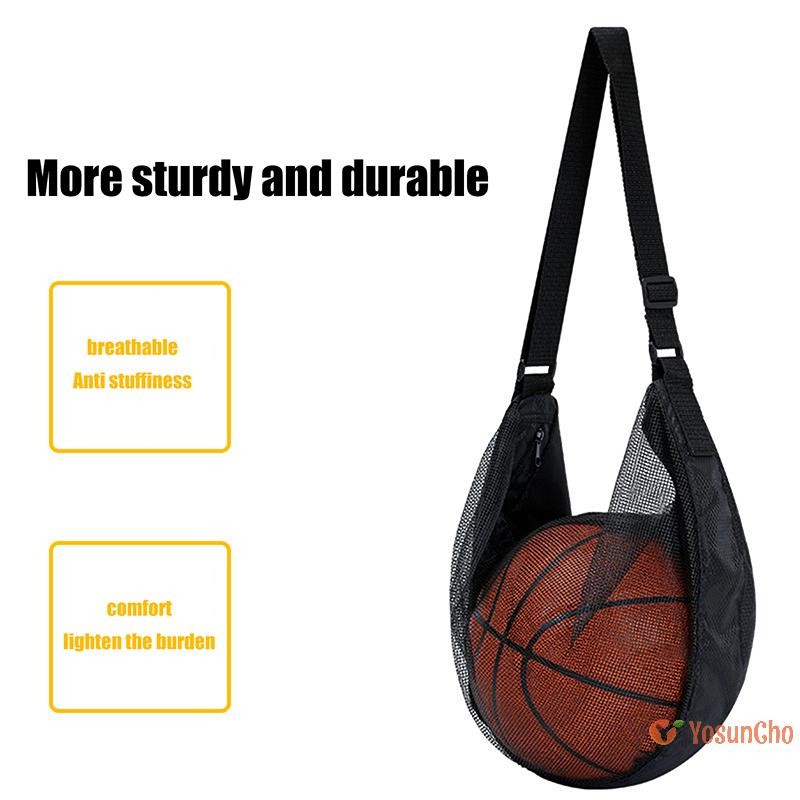 Choker Ball Bag พร้อมกระเป๋าซิปตาข่าย สำหรับจัดเก็บและขนย้ายลูกบาสเก็ตบอล