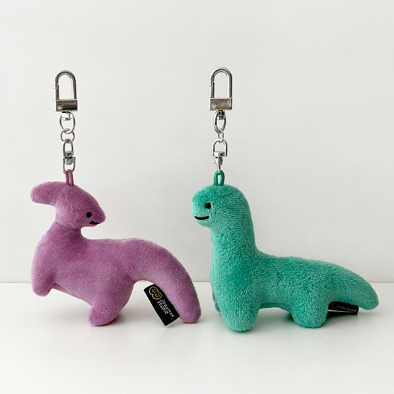 Ready Stock Cloth Jijima Korea Authorized joguman studio Dinosaur Black Label Plush Pendant Cartoon 