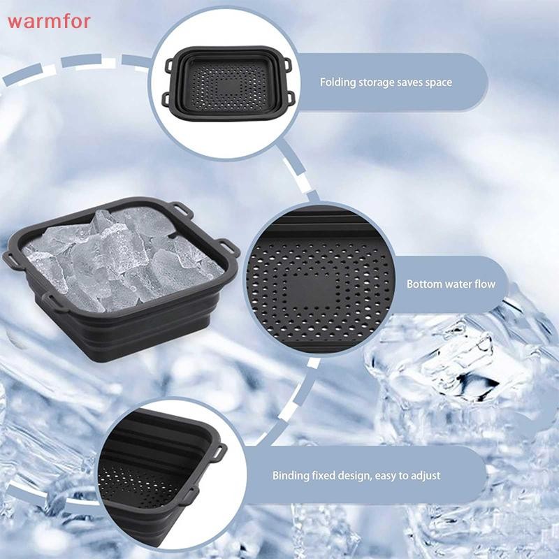 (warmfor) Arctic Ice Shower Ice Bath Water Chiller, Rapid Cooling Portable Ice Bath, Silicone Ice Ba