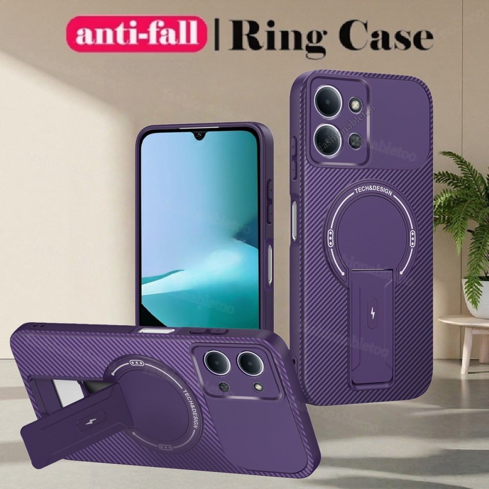 สําหรับRedmi15C 5GสําหรับRedmi 15 C 15C 1 5 Redmi15 C Redmi15C 2025 แม่เหล็กพร้อมแหวนยึดเคสโทรศัพท์เ