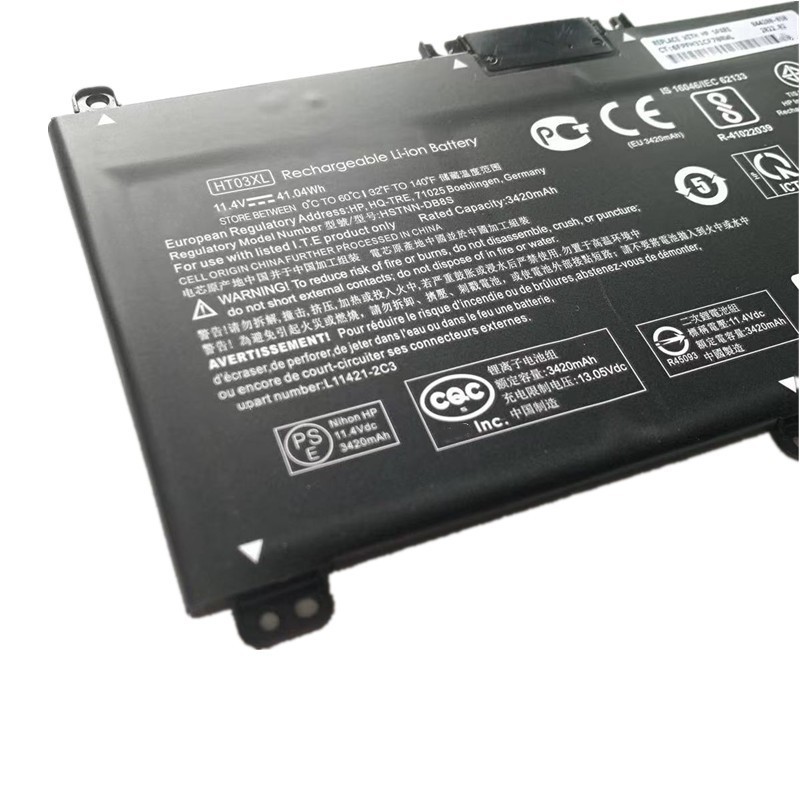 เหมาะสําหรับแบตเตอรี่แล็ปท็อป HP HT03XL HSTNN-DB8S/UB7J/LB8L L11119-855