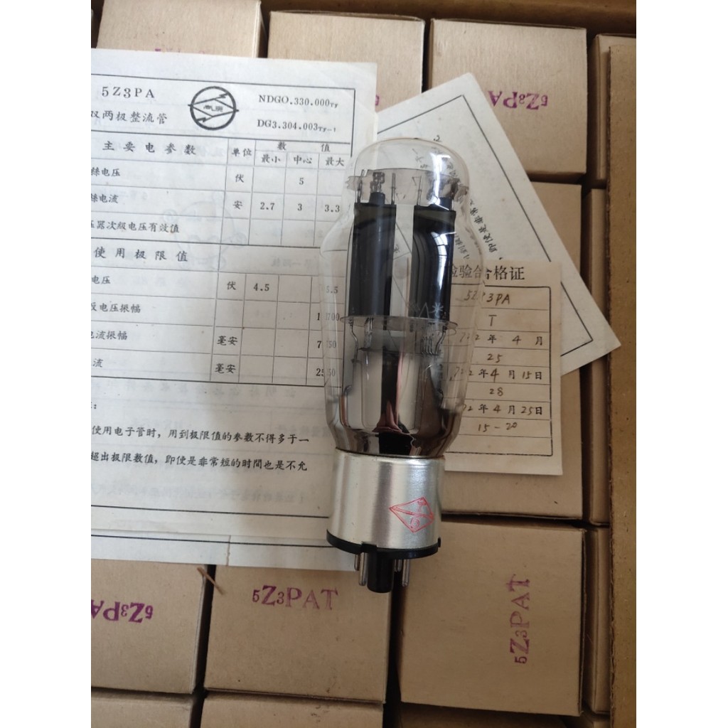 หลอด 5Z3PA Dawning 70 5Z3PA Tube กล่องต้นฉบับใหม่เอี่ยม