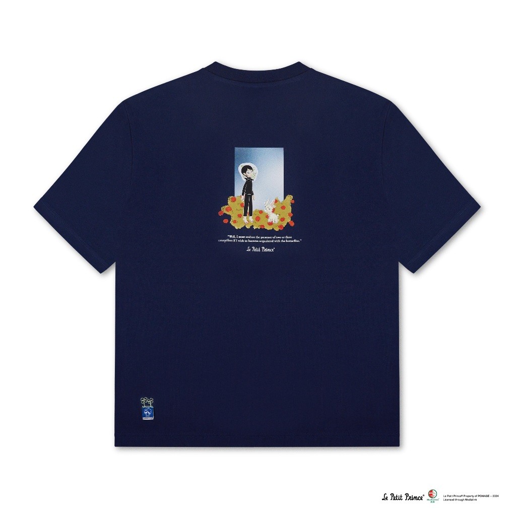 tee เสื้อยืดโอเวอร์ไซซ์ ลาย The Rose  (The Rose Oversize T-Shirt - olulo x Little Prince)