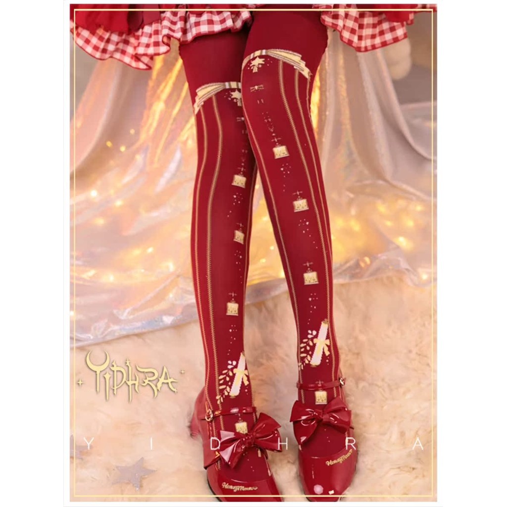 ถุงน่องถักโลลิต้าสไตล์จีน สำหรับวันปีใหม่ Yidhra Dream Witch Original