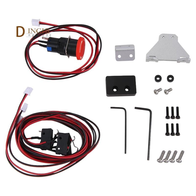 3018 Max เครื่องแกะสลัก Limit Switch และสวิตช์หยุดฉุกเฉินสําหรับ CNC Wood Router แกะสลักเครื่องมิลลิ
