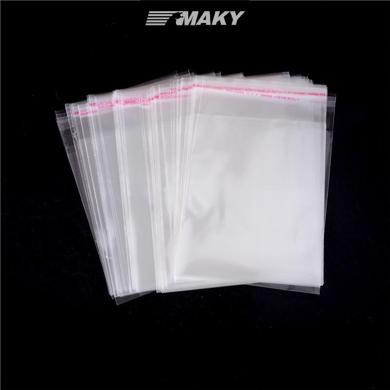 Llph 100 ชิ้น/ถุง OPP Clear Seal Self กาวเครื่องประดับพลาสติกบ้านบรรจุกระเป๋า LLP