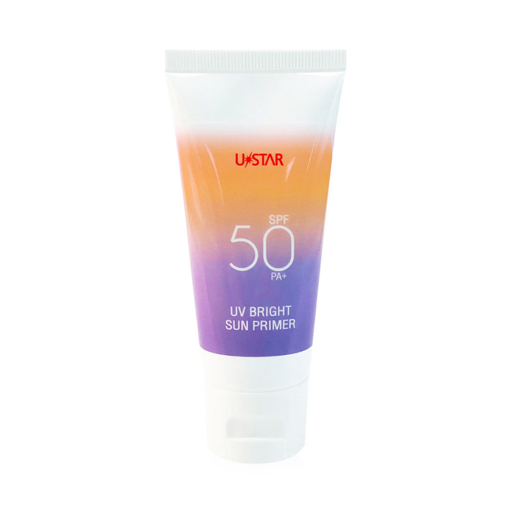 U-Star UV Bright Sun Primer SPF50 PA+ 40g ไพรเมอร์กันแดด เนื้อครีมสีม่วง. — صورة 3