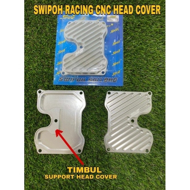 SWIPOH RACING ALLOY CNC CYLINDER HEAD COVER LC135 Y15ZR FZ 135 LC Y15 MXKING YAMAHA