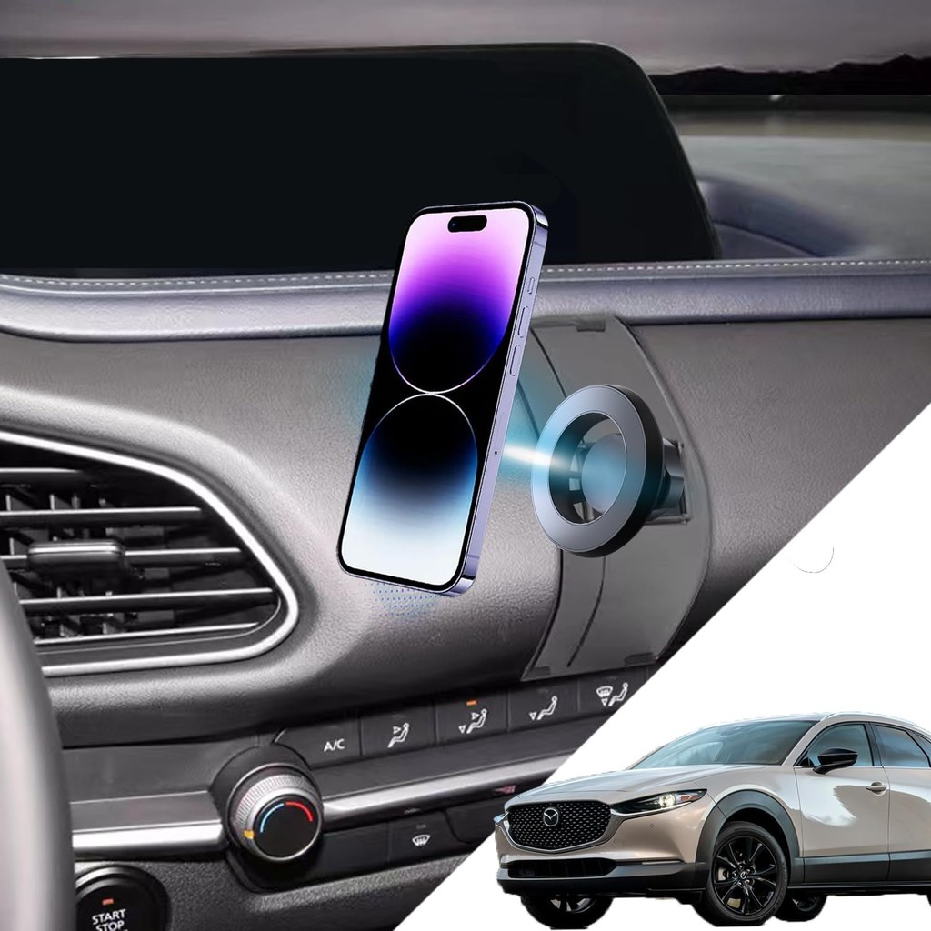 Mazda CX30 ที่วางโทรศัพท์ cx-30 Mount ที่วางโทรศัพท์แม่เหล็กสําหรับ 2024 Mazda Cx30 อุปกรณ์เสริม Cx3