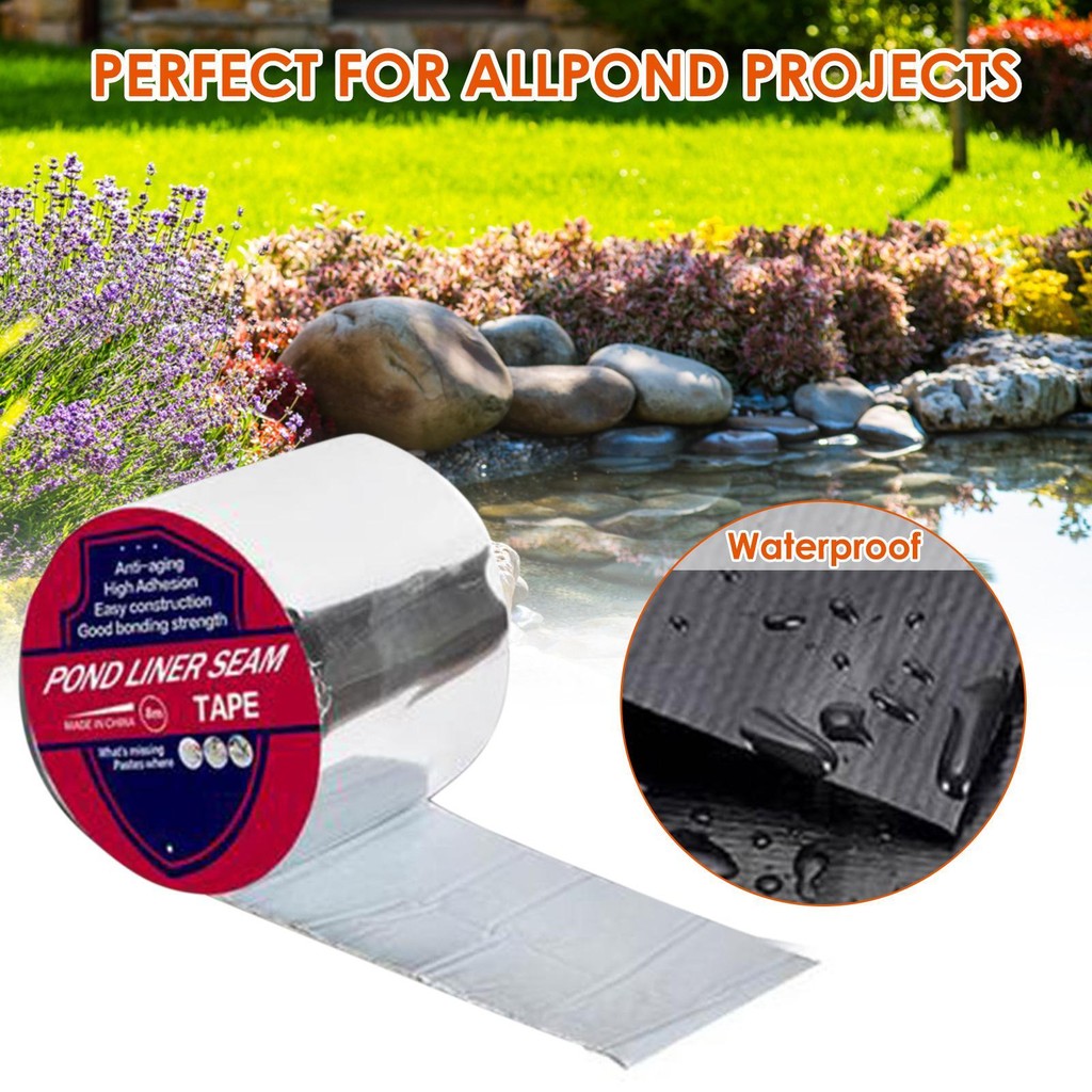 เทปใต้น้ําสําหรับบ่อซีล Pond Liner เทปตะเข็บทําจากอลูมิเนียม EPDM เทปซ่อมใต้น้ํา Ideal luv