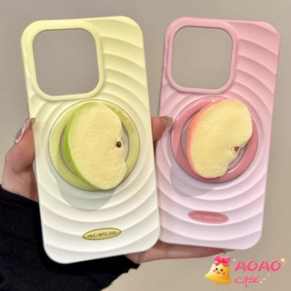 เคสไอโฟน 13 สำหรับ iPhone 15 16 11 13 14 12 Pro Max 15 16 14 Plus X XR XS Max แม่เหล็กหุ้มคลื่นผลไม้สดหวาน