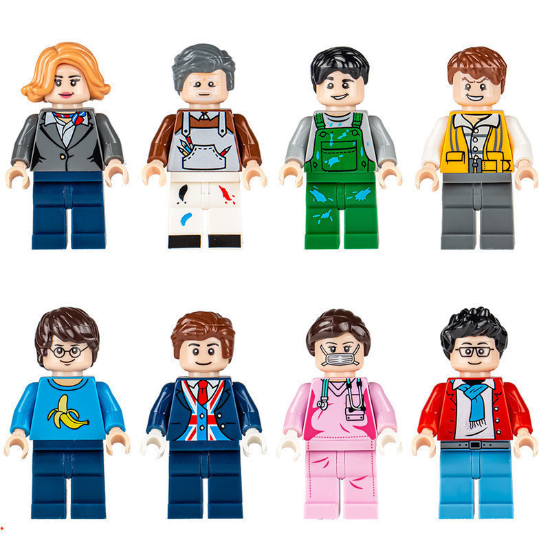 รูปการกระทําอาคารบล็อกของเล่นเด็ก