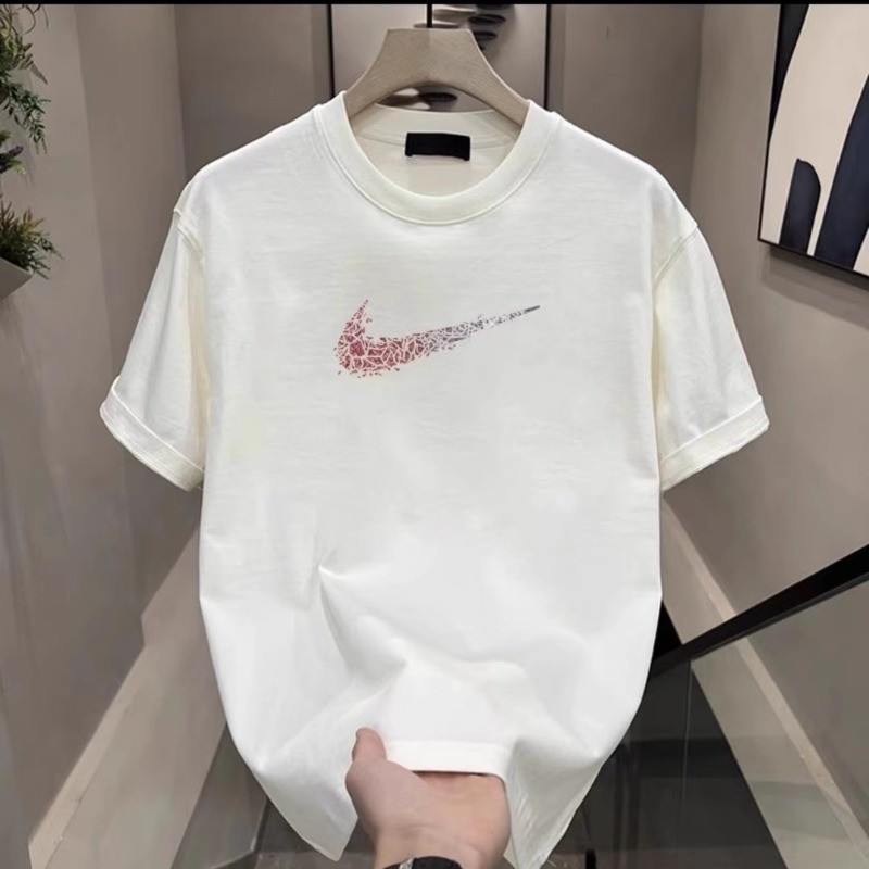 COD 2025 Heavyweight Short Sleeve T-Shirt Men Summer Trendy Brand Clothes Loose Versatile Half Sleev