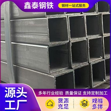 Hot Rolling Square Q345B หลอดสี่เหลี่ยมเลเซอร์ตัดผนังหนาไม่มีรอยต่อมุมขวาผู้ผลิต Hollow ขนาดใหญ่เส้น