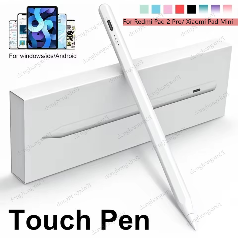 ปากกา Stylus สําหรับ Xiaomi Redmi Pad 2 Pro 12.1, Pad 2 11 SE 4G 8.7, Mi Pad 8/8 Pro 11.2 Mini 8.8, Pad 5/6/7 Pro, Poco Pad วาดหน้าจอ Capacitive