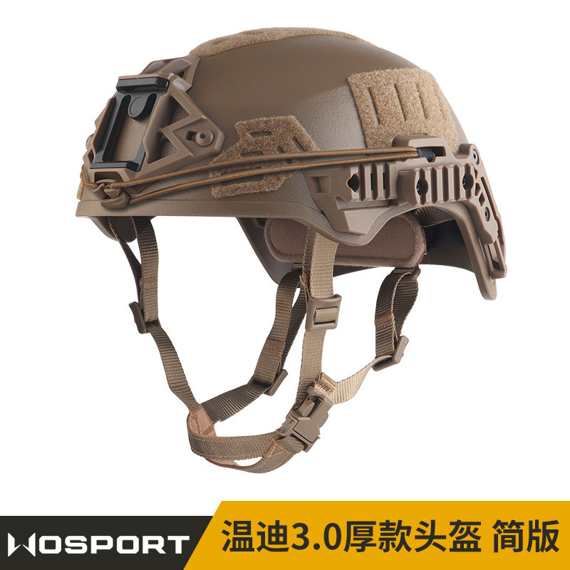 WOSPORT TEAM WENDY WENDY 3.0 Rail Helmet Geometric Sandblasted Helmet รุ่นหนา รุ่นตัวย่อ