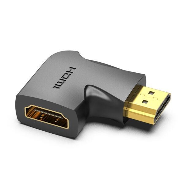 อะแดปเตอร์ HDMI Male to HDMI Female แนวตั้ง 90 องศา