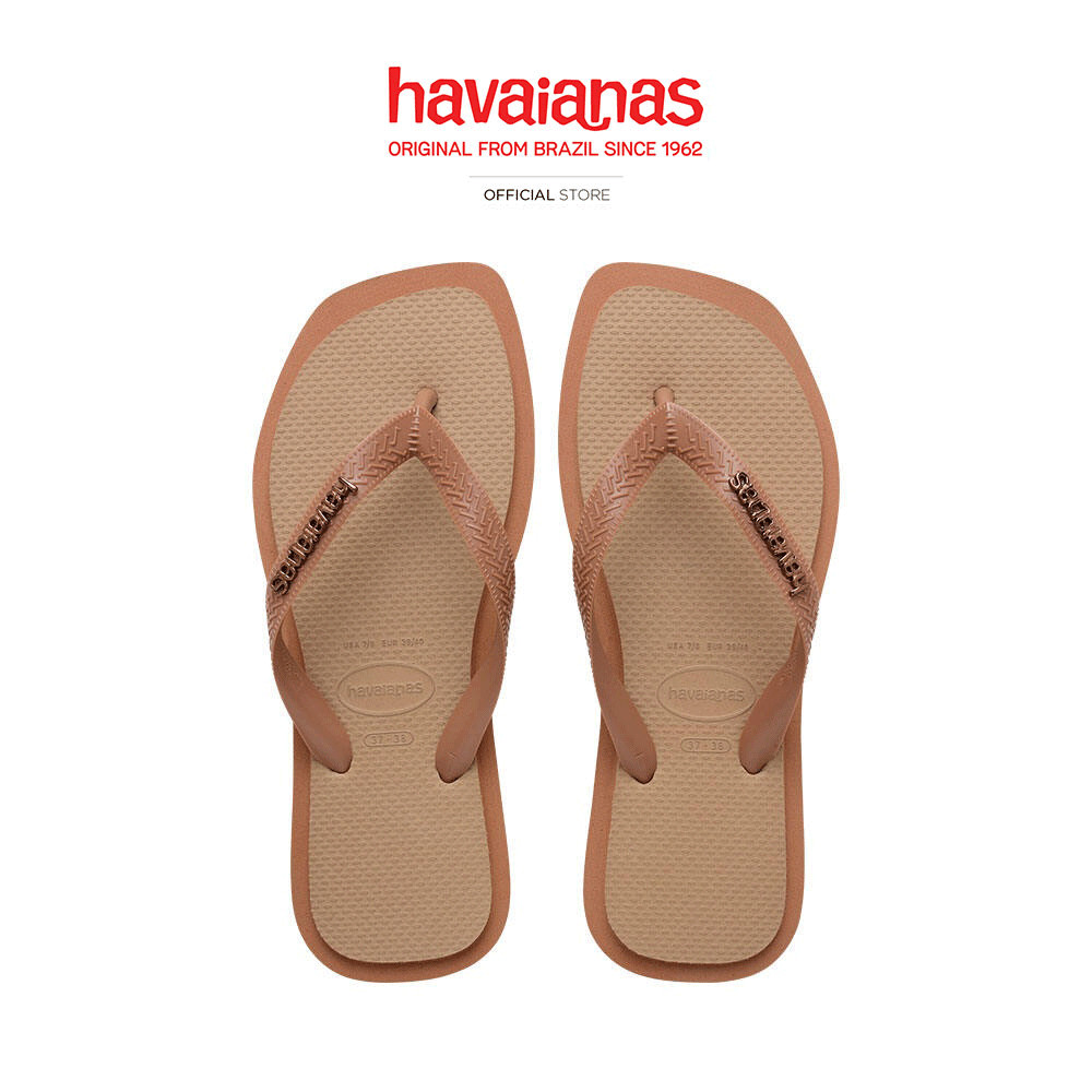 HAVAIANAS รองเท้าแตะ Top Square Fusion Flip Flops ROSE GOLD 414994442583F_F5GDXX