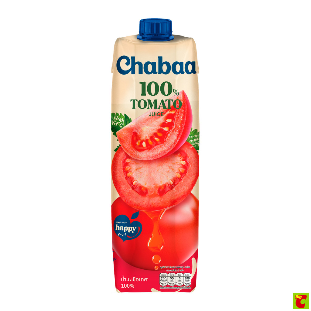 ชบา น้ำมะเขือเทศ 100% 1000 มล.