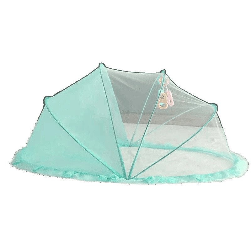 มุ้งกันยุงเด็ก Baby Yurt แรเงาติดตั้งฟรีผ้าคลุมกันยุงมุ้งกันยุงแบบพับได้ XH1D