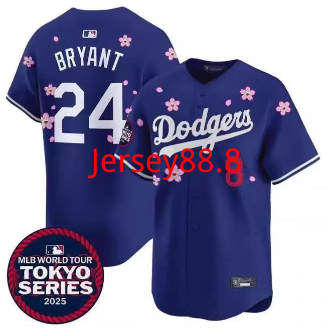 LA Dodgers LA Dodgers หมายเลข 17 OHTANI ชุดเบสบอล Shohei Otani Jersey ผู้ชายแขนสั้น