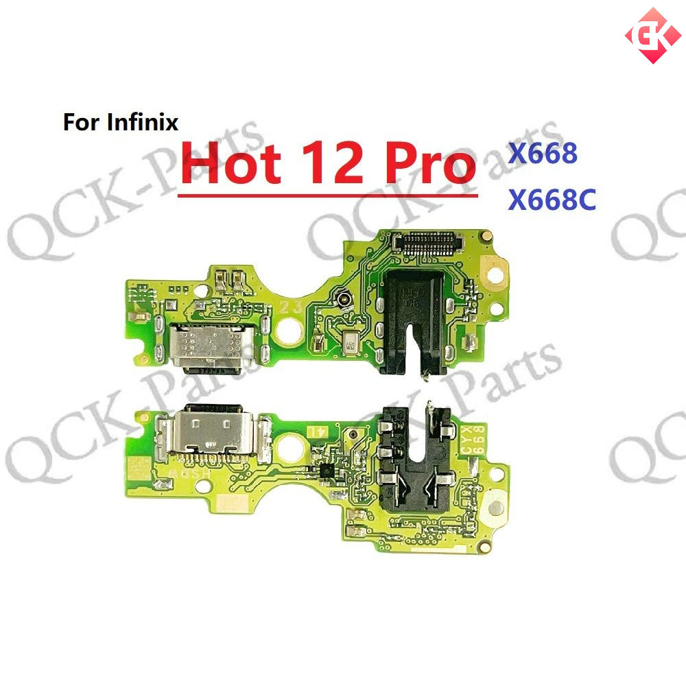 สําหรับInfinix Hot 6 6X 9 10 Play 11 2022 12i 12 Pro 20 20S USB Dock Charger Port Flex Cableชาร์จสํา
