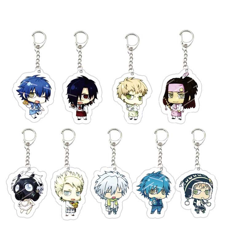อะคริลิค DRAMAtical Murder Noiz Seragaki Aoba ล้างไวรัส KeyChain Key แหวน DMMD จี้ Chain Key แหวนแฟน