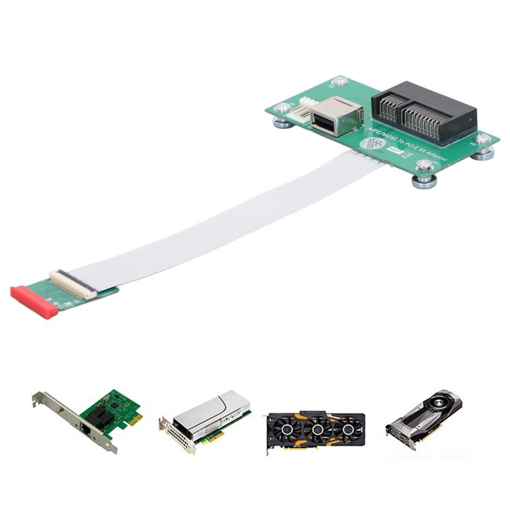 Treee NGFF M.2 ถึง USB Riser การ์ดคีย์ AE PCIE X4 Plug and Play สําหรับ PC