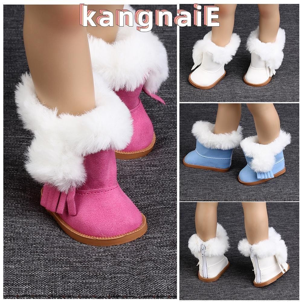 KANGNAI Mini Shoes Doll Accessories Toys Winter Plush Shoes