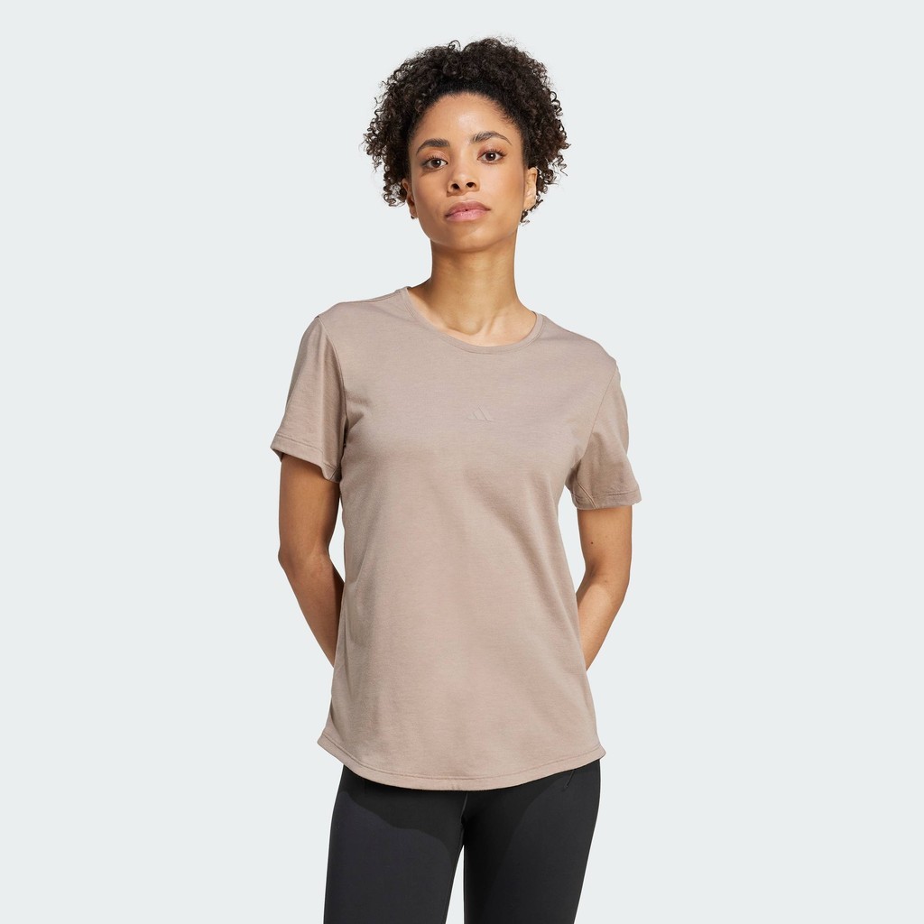 adidas Gym & Training Yoga Essentials Tee Women Brown JM4482