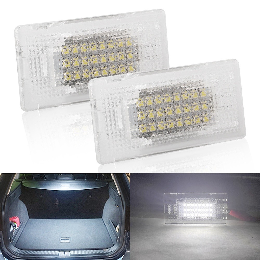 1PCS รถ Trunk ป้ายทะเบียน BMW E36 E38 E60 E90 E87 E39 E46 E65 E64 LED ช่องกระเป๋าเดินทางไฟท้ายกล่อง 