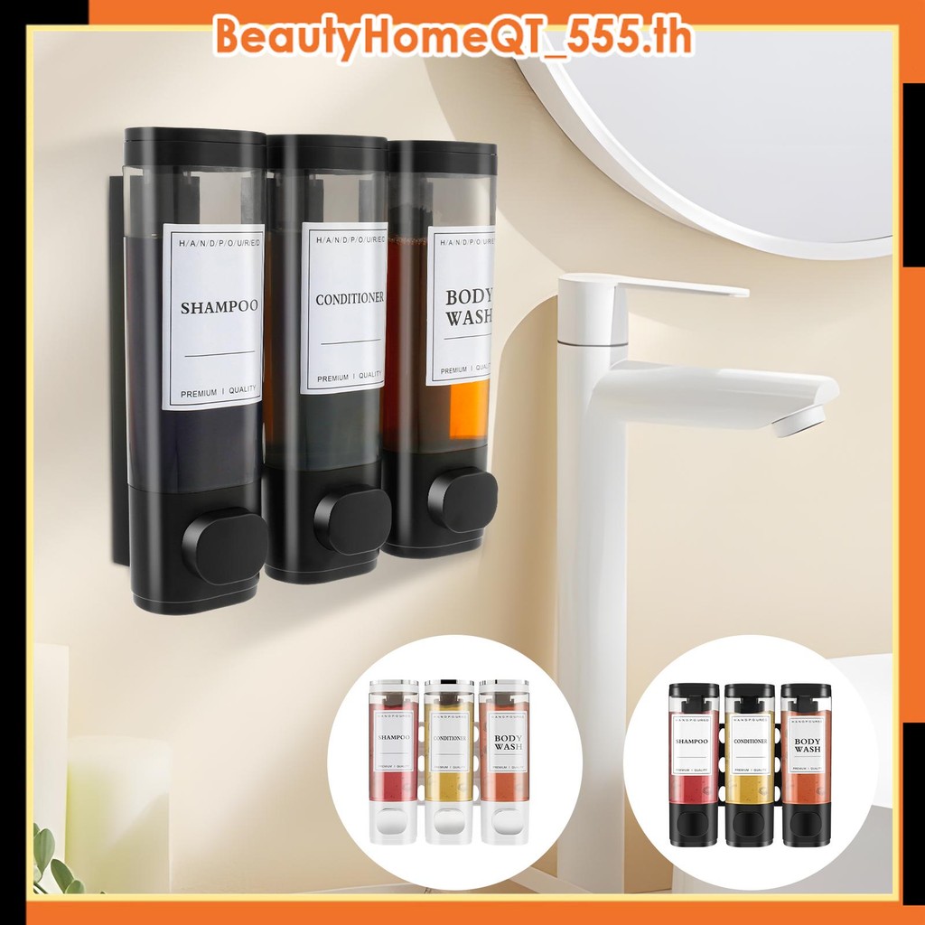 เครื่องจ่ายแชมพูและครีมนวดเครื่องจ่ายแชมพูความจุขนาดใหญ่สําหรับห้องน้ํา ร้านค้า5526