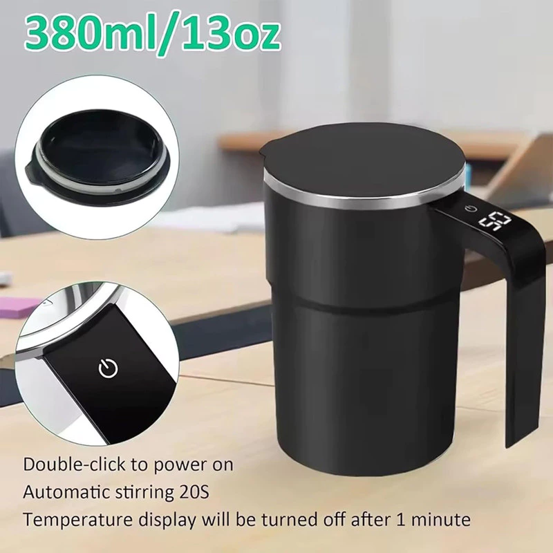 แก้วผสมไฟฟ้า ถ้วยเขย่าโปรตีน USB พร้อมจอแสดงผลดิจิตอล thumbnail 5