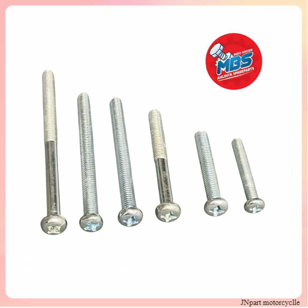 MESIN ขายส่ง 10 JP M6X40 M6X55 M6x65 m6x70 M6x85 M5X35 BOLT LENGTH 8 M5 ORIGINAL YAMAHA ENGINE BLOCK