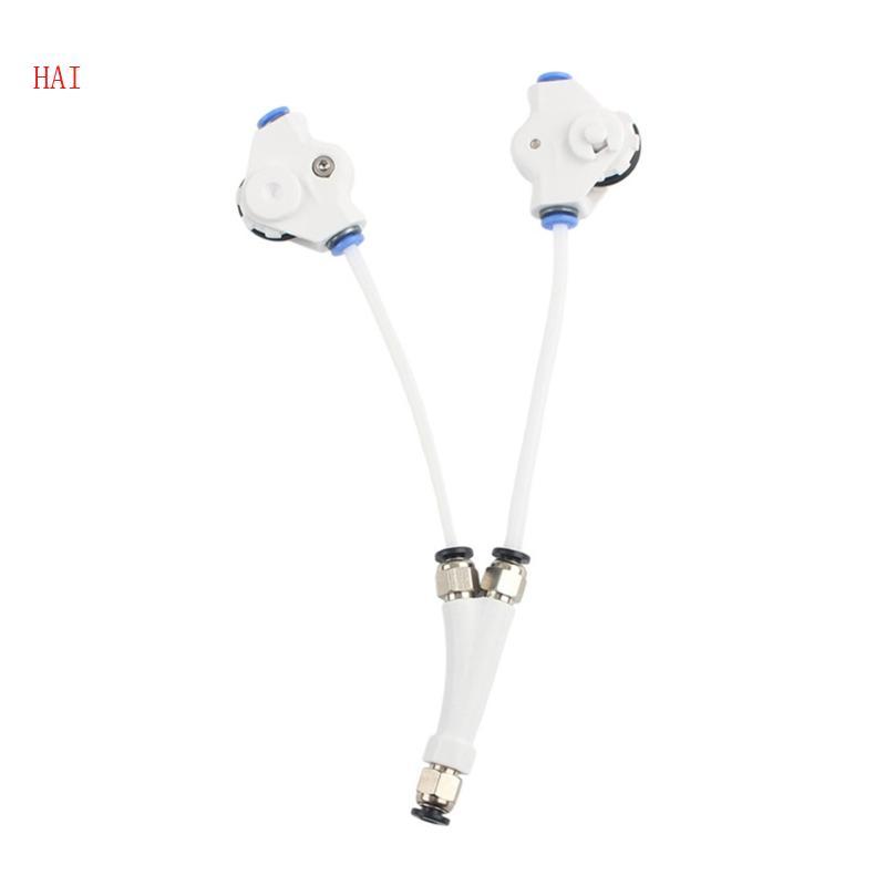 HAI Y Splitter Filament Feeder สําหรับ 3D เครื่องพิมพ์ 2 In 1 คู่มือ Roller Assembly โลหะสําหรับวัสด