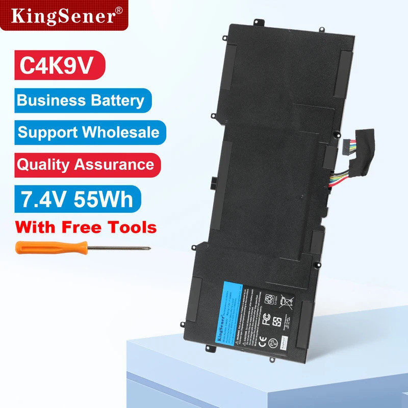 Kingsener C4K9V 55Wh แบตเตอรี่แล็ปท็อปสําหรับ DELL XPS 13 9333 L322X 13-L321X L221x 9Q33 3H76R 0Y9N0