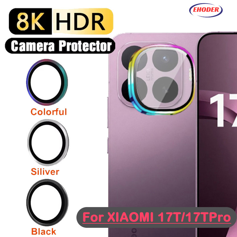 แหวนโลหะ Protector ฟิล์มกล้องสําหรับ Xiaomi 17T Pro 17TPro 5G 2026 คลุมทั้งหมดสําหรับ Xiaomi17T Xiaomi17TPro เลนส์