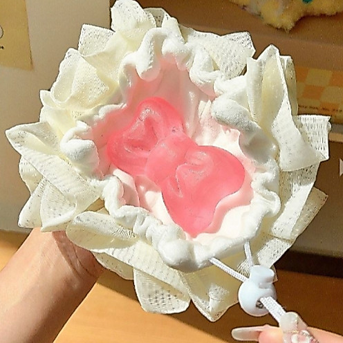 GLife Bath Ball พัฟอาบน้ําฟองน้ํามัลติฟังก์ชั่นผ้าตาข่าย Exfoliating Bath Sponge Body Brush