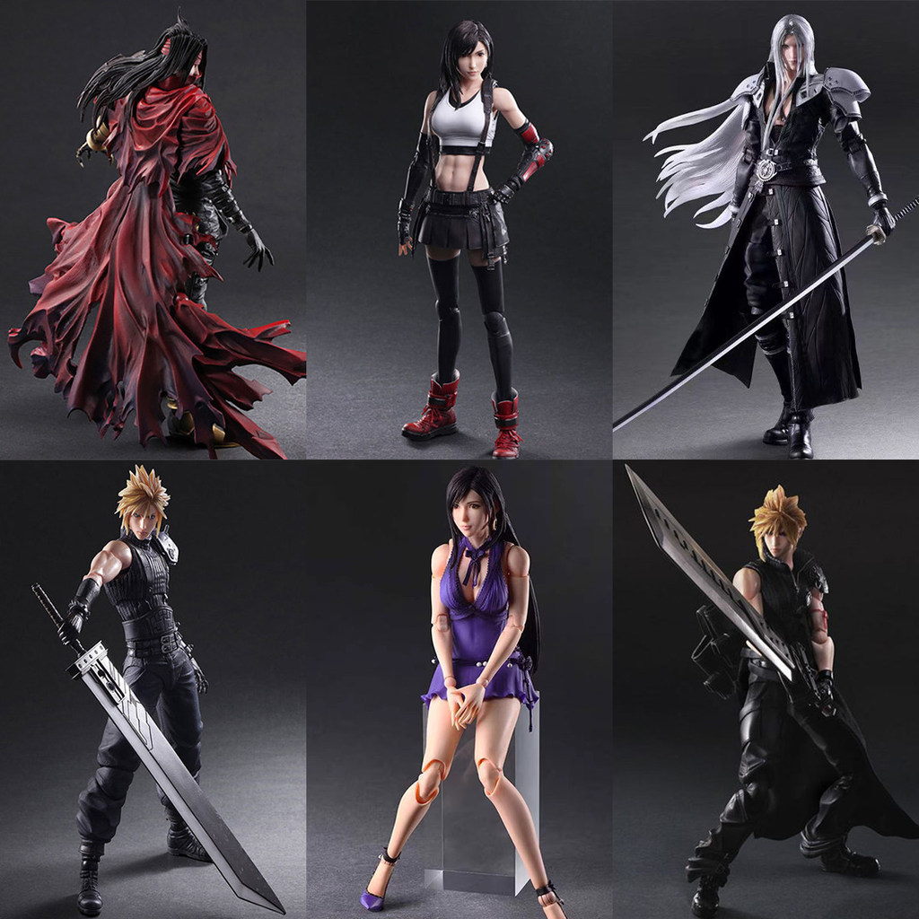 Final Fantasy 7 Remake Version FF7 สินค้าเกม PA เปลี่ยนรูป-Made Clauddy ตุ๊กตาฝรั่งเศสตกแต่งตุ๊กตาพร