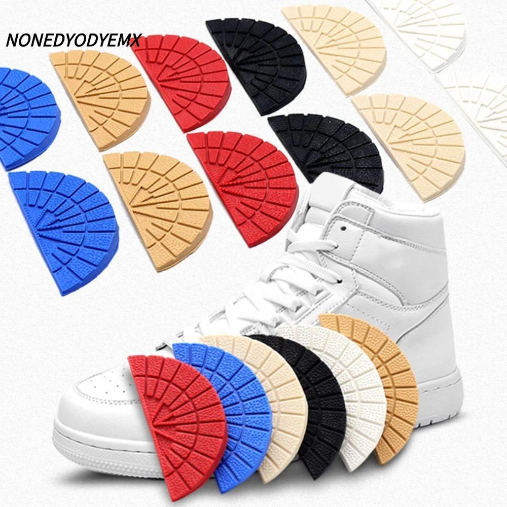 NONEDYOMX 1 คู่สติกเกอร์ Soles, รองเท้ากันลื่น Patch Outsole Sole Protectors, คุณภาพสวมใส่รองเท้าซ่อมยางกันลื่นรองเท้าผ้าใบ