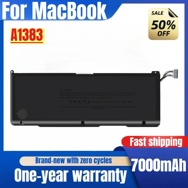 แบตเตอรี่แล็ปท็อป A1383 สําหรับ MacBook Pro 17 นิ้ว A1297 (2011) แบตเตอรี่ความจุสูงแบตเตอรี่ทดแทนคุณ
