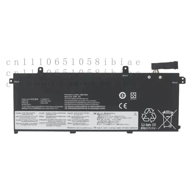 11.52V 51Wh L18M3P74 L18M3P73 L18L3P73 L18C3P72 L18M3P72 แบตเตอรี่สําหรับ Lenovo ThinkPad T490 T495 