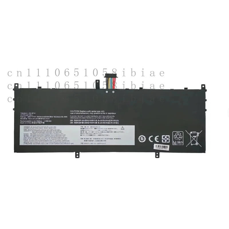 ใหม่ 7.68V 60Wh L19D4PD1 L19C4PD1 L19M4PD1 แบตเตอรี่สําหรับ Lenovo โยคะ 6 13ARE05 13ARE05 C640 13IML