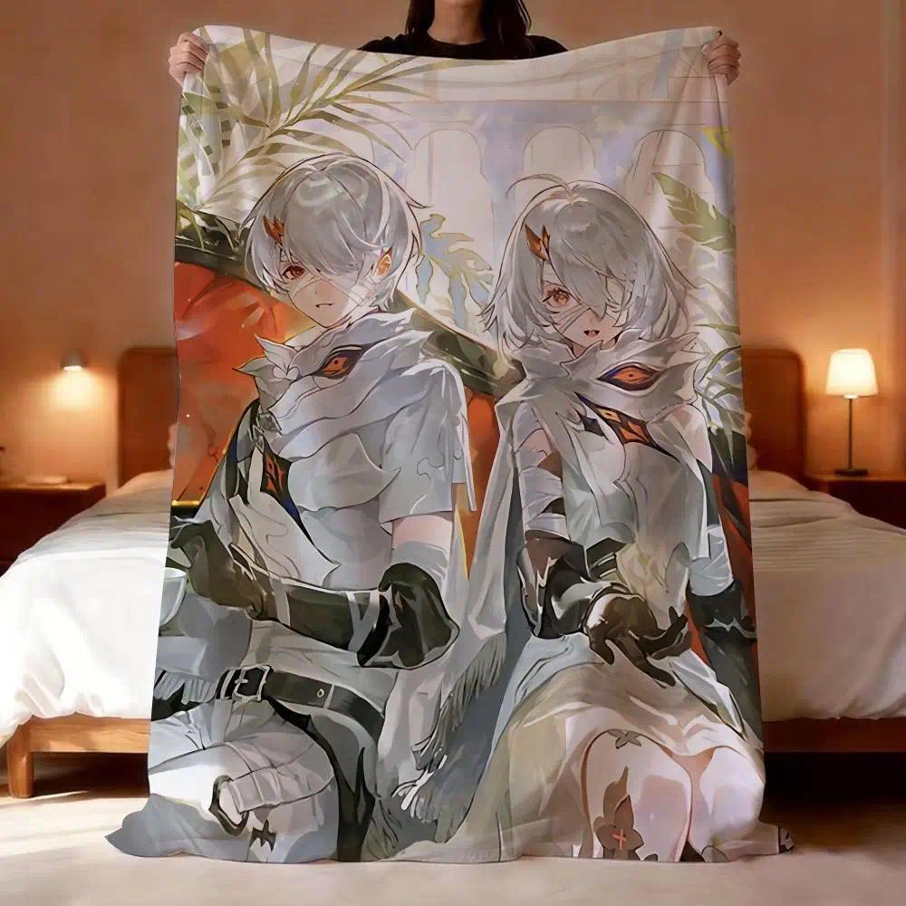 D-Duet N-Night Abyss โยนผ้าห่มผ้าสักหลาดน้ําหนักเบานุ่มเป็นมิตรกับผิวสําหรับระบายความร้อนในฤดูร้อน