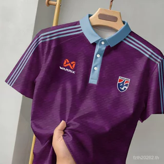 ทีมประเทศไทย Warrix สามบาร์ Raglan ไหล่ 2026 เสื้อโปโลกีฬาผู้ชายสไตล์ใหม่ Quick-Drying Breathable การฝึกอบรมในครัวเรือน Top Multi-สีตัวเลือกน้ําหนักเบากลางแจ้งแขนสั้นทีมฟิตเนส Casual